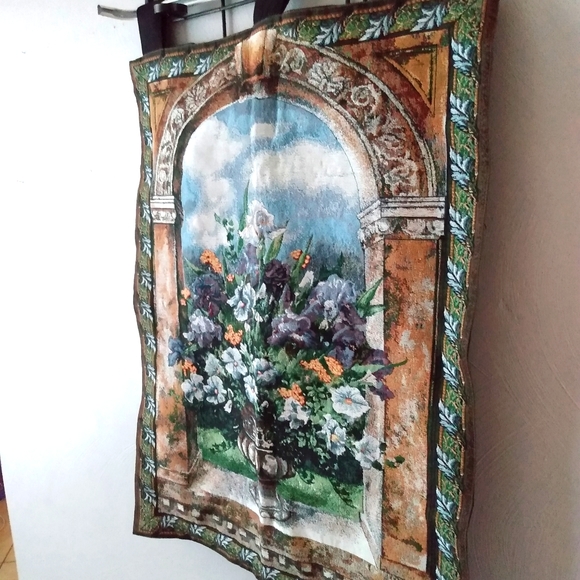 Sea Gull brand Fine Tapestry Arched European window scene - Picture 5 of 8